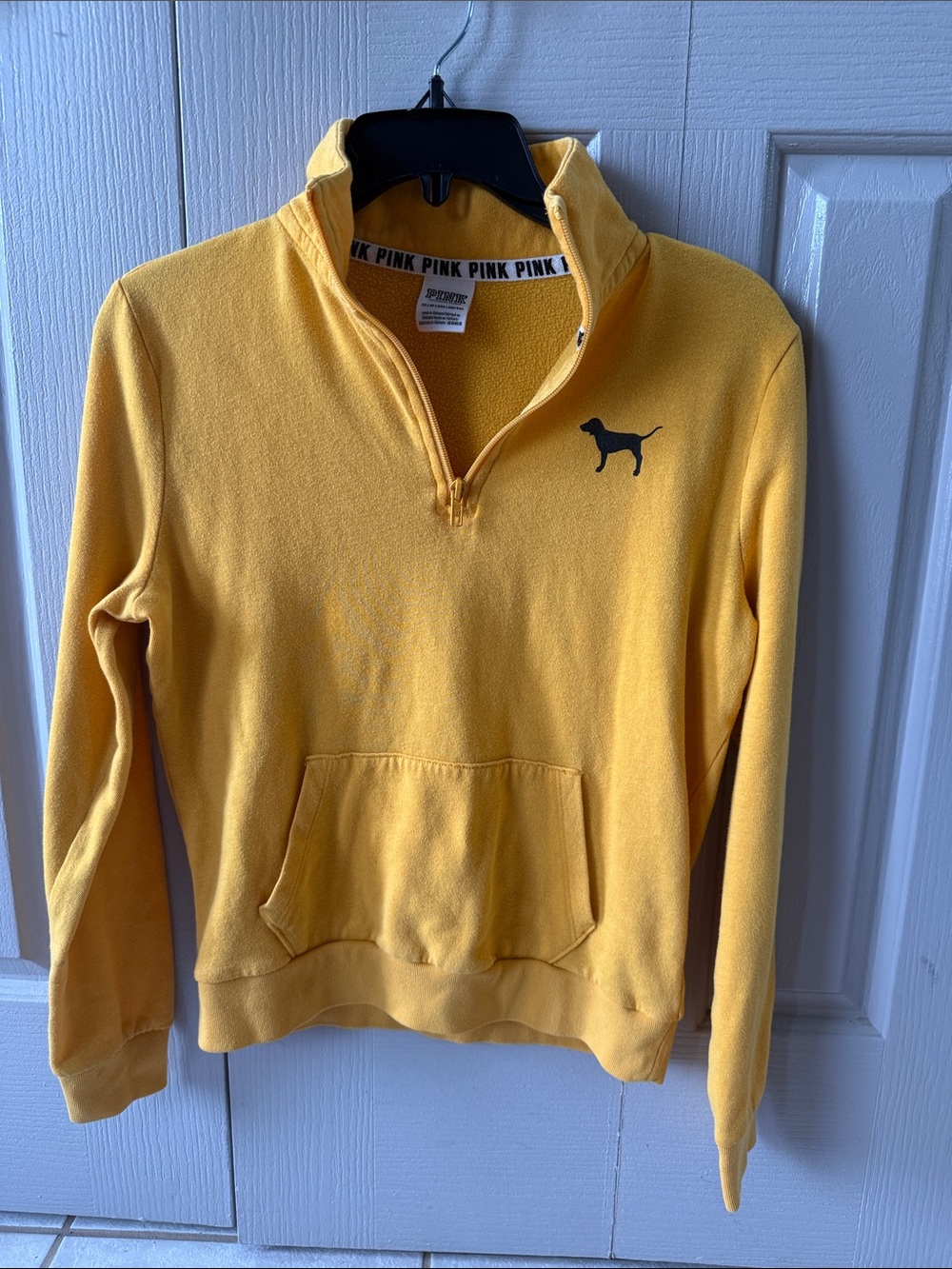 Women’s Pink by Victoria’s Secret. Long sleeve yellow shirt.